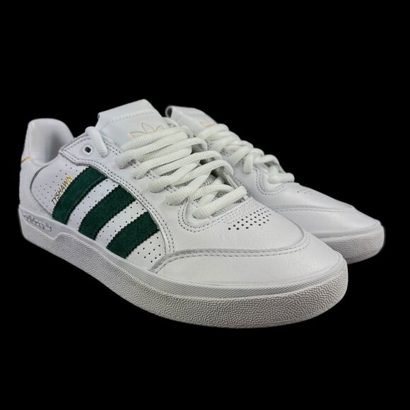 Adidas Tyshawn Low Cloud White Green Gold Shoes GY6954 Men's Sizes 9 - 13 - Picture 4 of 9